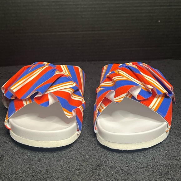 New with Box Joshua Ruffle Pool Slides Size 11 - Picture 4 of 7